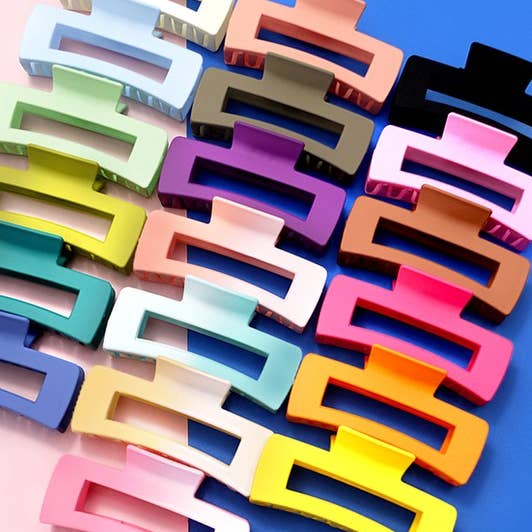 JOSSLYN by wall to wall - Wholesale Hair Clip - Women's - LARGE CLASSIC MATTE HAIR CLAW CLIPS 4.25inch | 40H616
