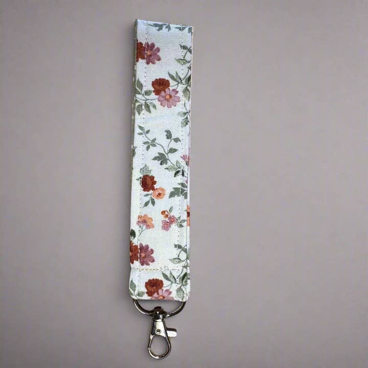 The Keychain Wristlet in Secret Rose Garden for wholesale by Hannah Tyme Designs