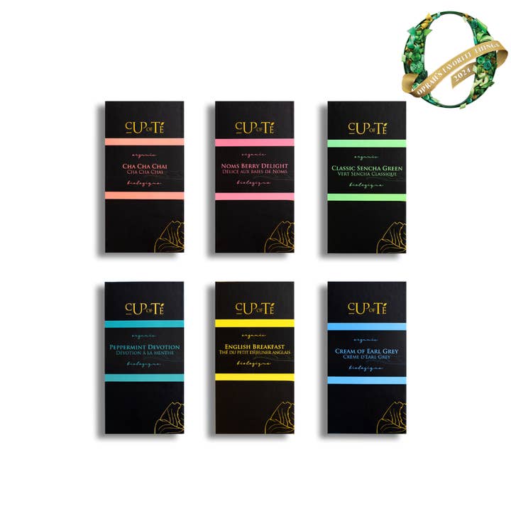 Luxe Pyramid Tea Bag Gift Set for wholesale by Cup of Té