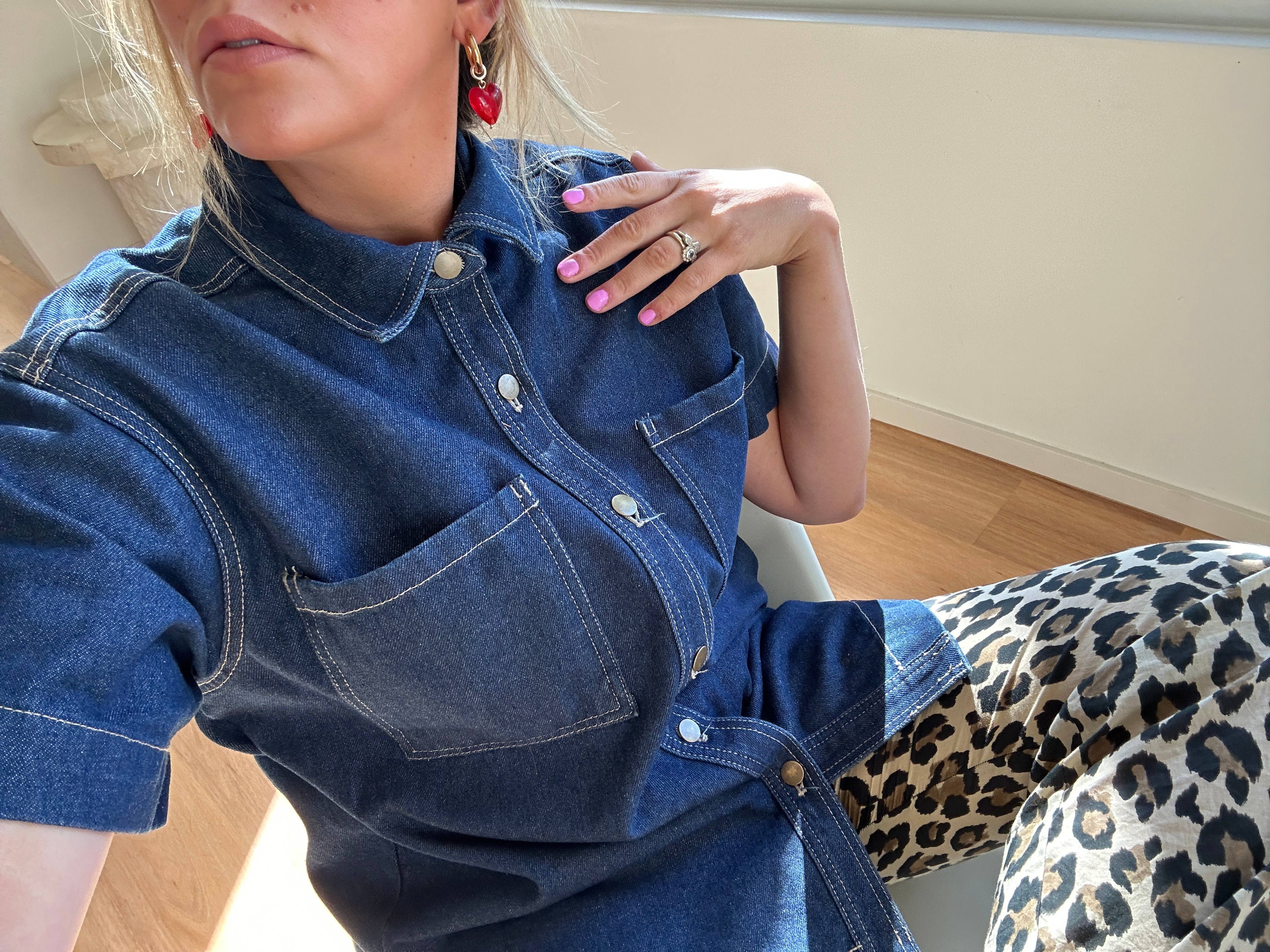 Emeldo - Wholesale Dangle Earrings - Allee Hearts - Red1