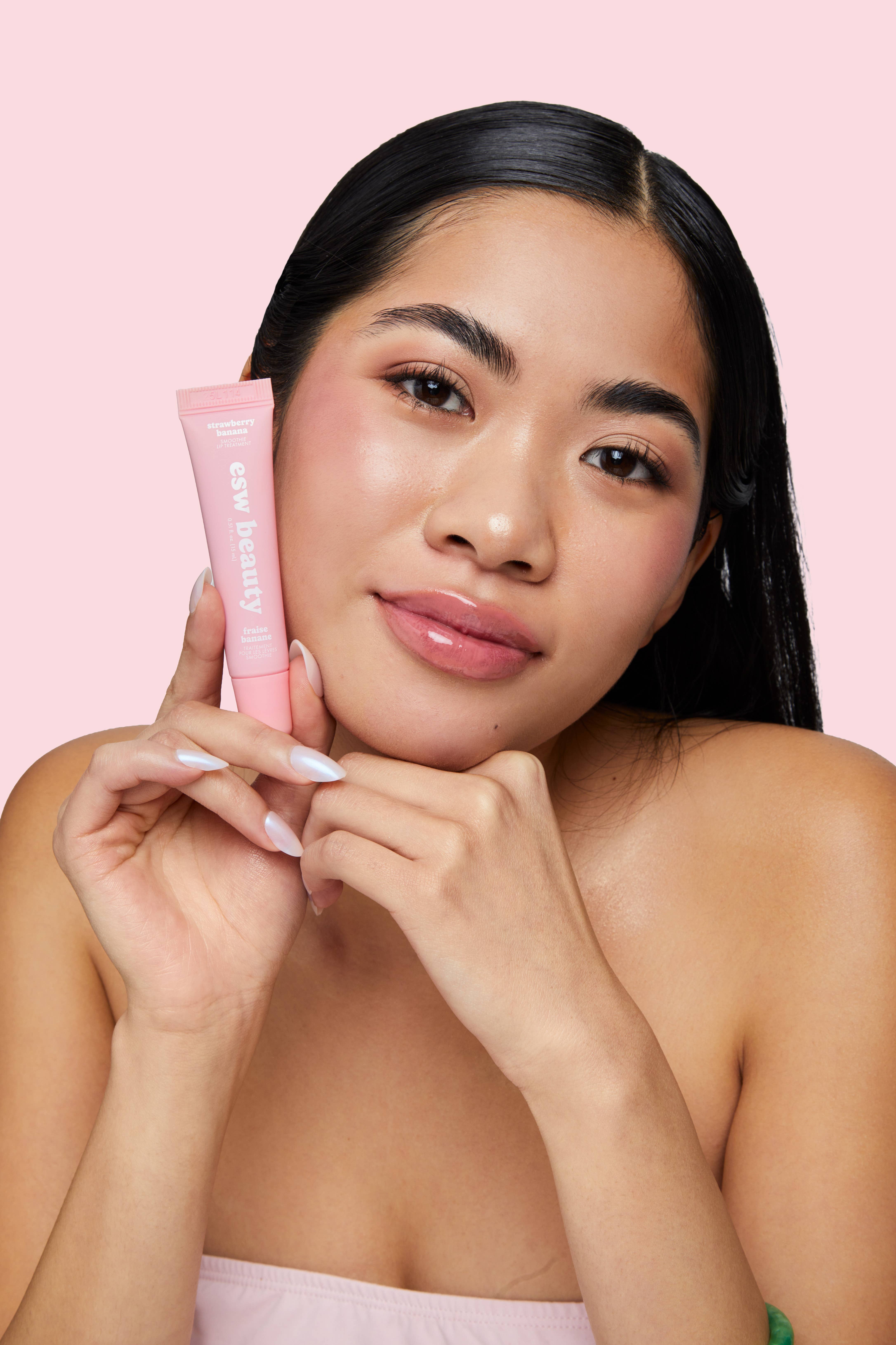 ESW Beauty – wholesale Lip Balm – Strawberry Banana Smoothie Intense Hydration Lip Treatment3