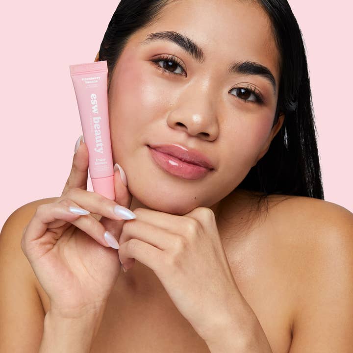 ESW Beauty – wholesale Lip Balm – Strawberry Banana Smoothie Intense Hydration Lip Treatment3