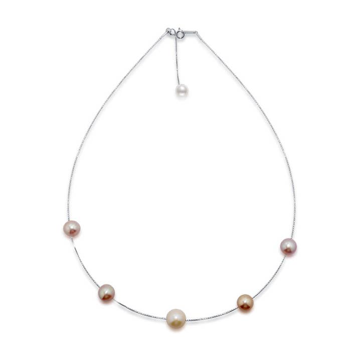 New Yorker Freshwater Pearl Necklace WN00262 for wholesale by PEARLY LUSTRE