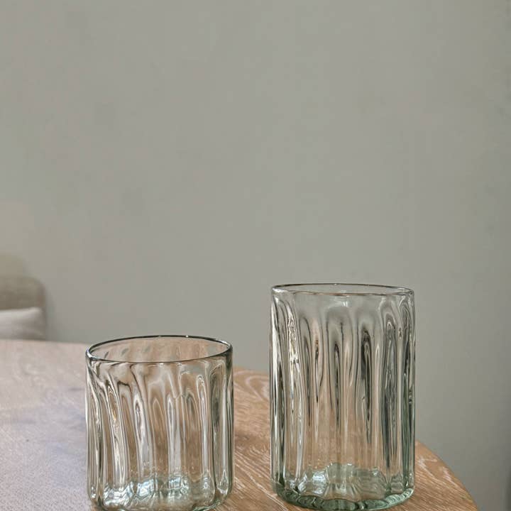 Villa Lua Home - Wholesale Drinking Glass/Cup - Handblown Fluted Tumbler0