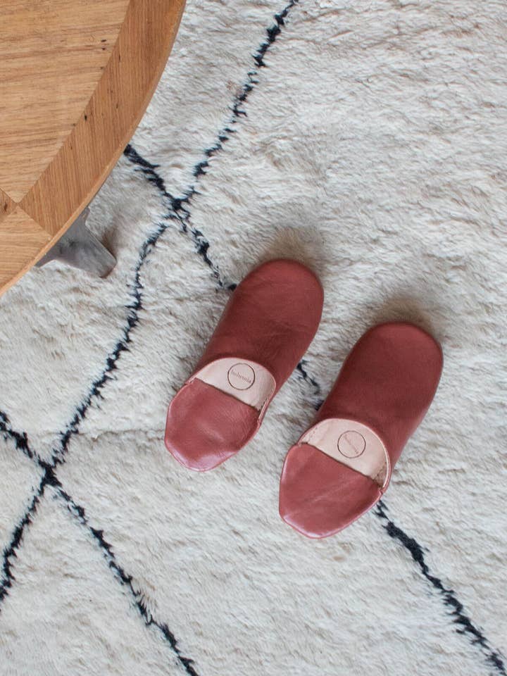 Bohemia Design - Wholesale Slippers - Men's - Moroccan Men's Babouche Slippers, Terracotta
