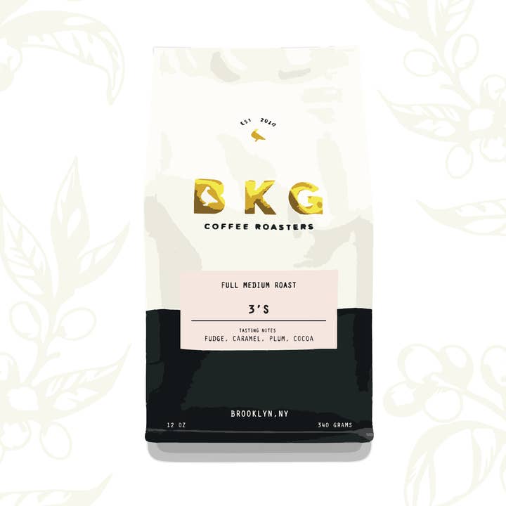 3's Blend - 12 oz bag for wholesale by BKG Coffee Roasters