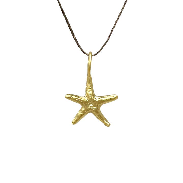 Collier ou bracelet en soie Starfish en or INTENTION pour la vente par Jennifer Shon Jewelry