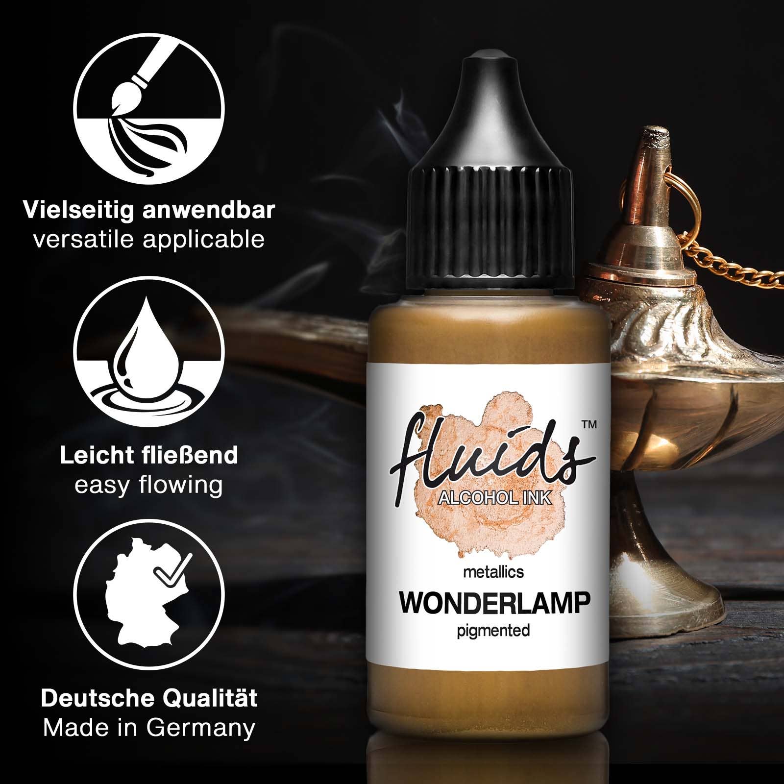 Octopus Concept GmbH – Engroshandel Håndværk forsyninger – Væsker Alkohol Ink WONDERLAMP, alkohol blæk til væske1