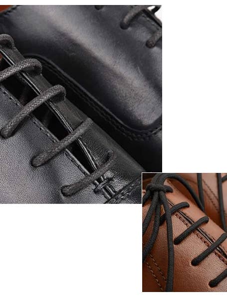 Innovarix - Wholesale Shoelaces – Unisex - KIWI Waxed Black Round Shoe Laces 2 Pairs - 27''4