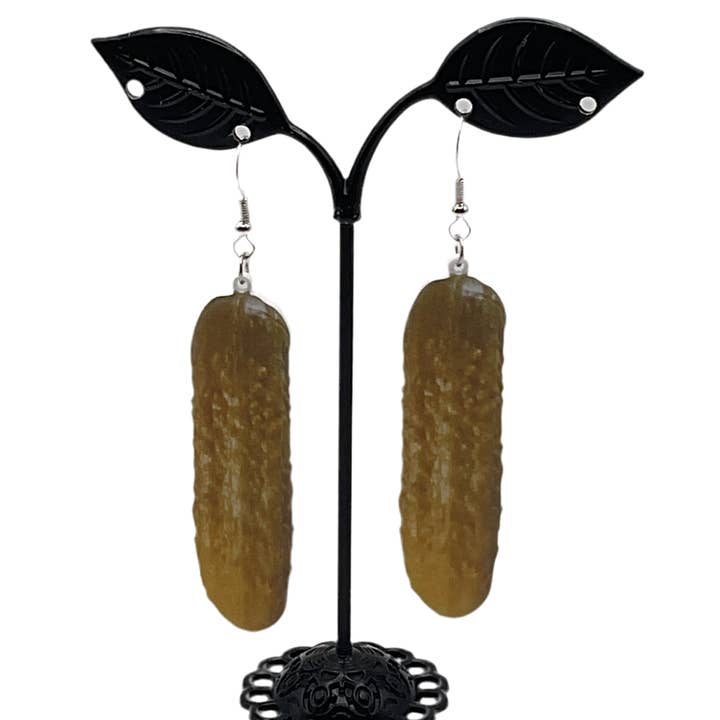 S and E Hobbies and Collectables - Wholesale Dangle Earrings - Pickle earrings0