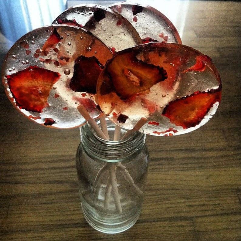 A Secret Forest - Wholesale Lollipop - Strawberry Champagne Lollipops2