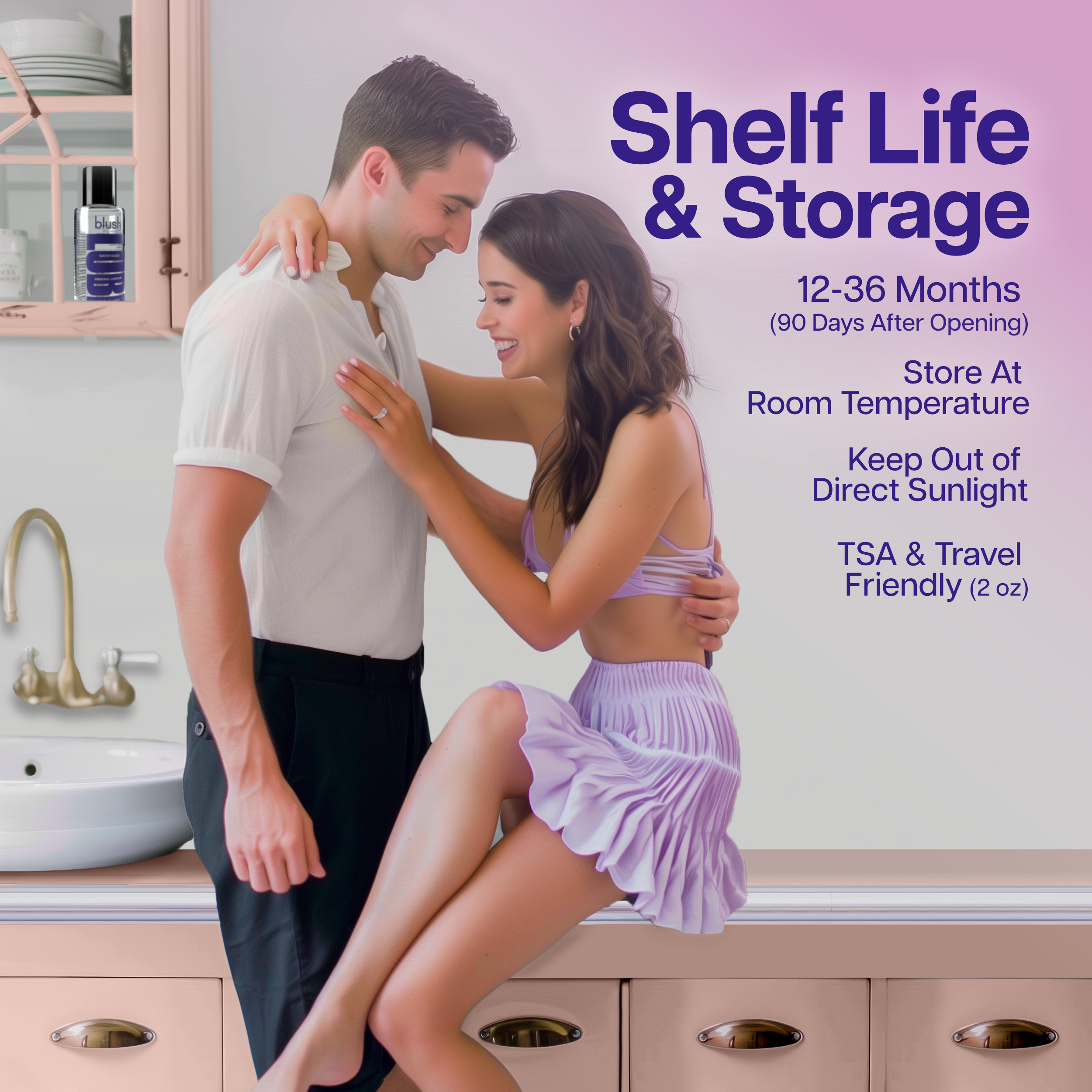 Blush - Wholesale Personal Lubricant - Blush Lube - Water-Based - 2oz Bottle6