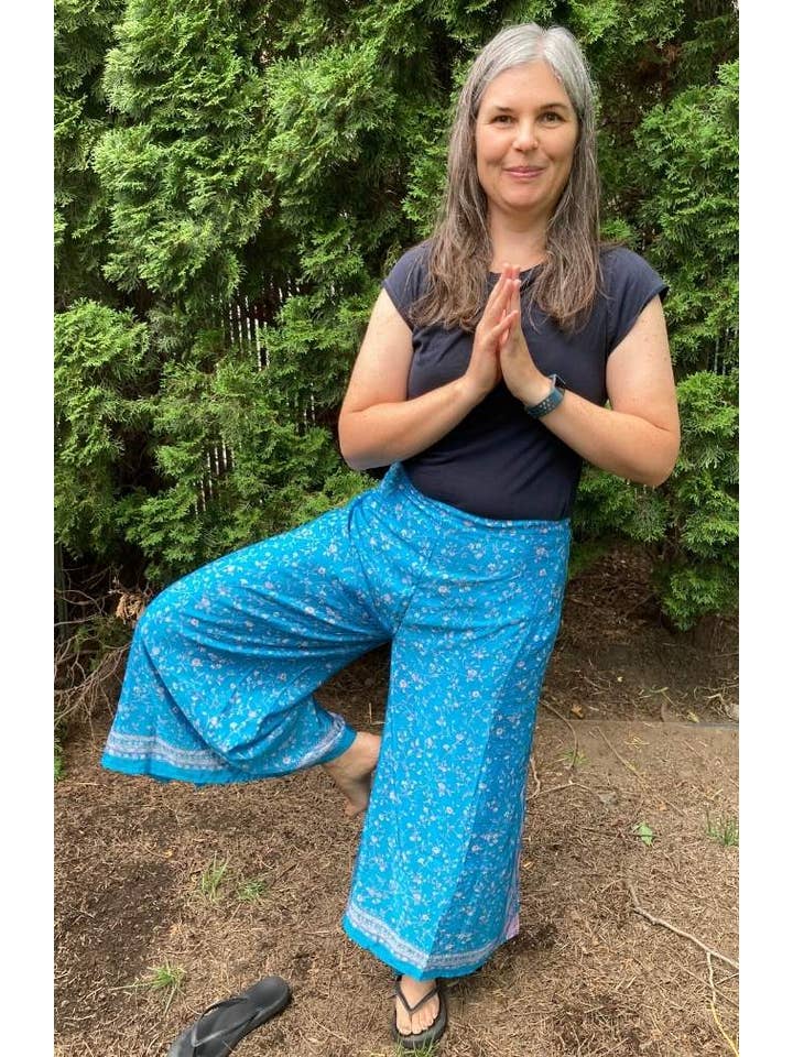 Ganesh Himal Trading - Wholesale Pants - Women's - Recycled Silk Wrap Pant5