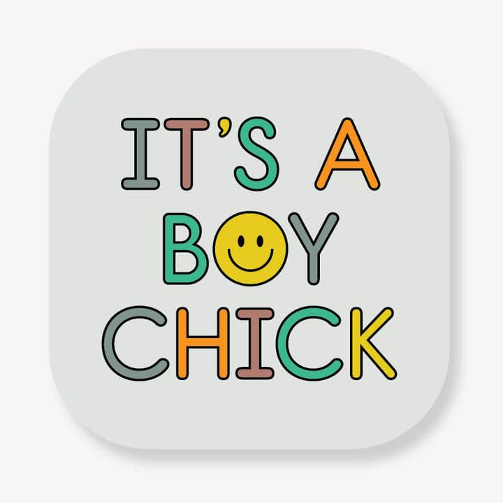 It's a Boychick Coaster Set (pack of 8) for wholesale by Everyday Yiddish