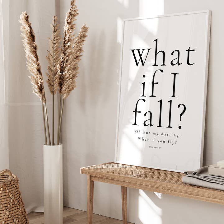 Seven Icons Store - Wholesale Art print - What if I fall?, Art Print2