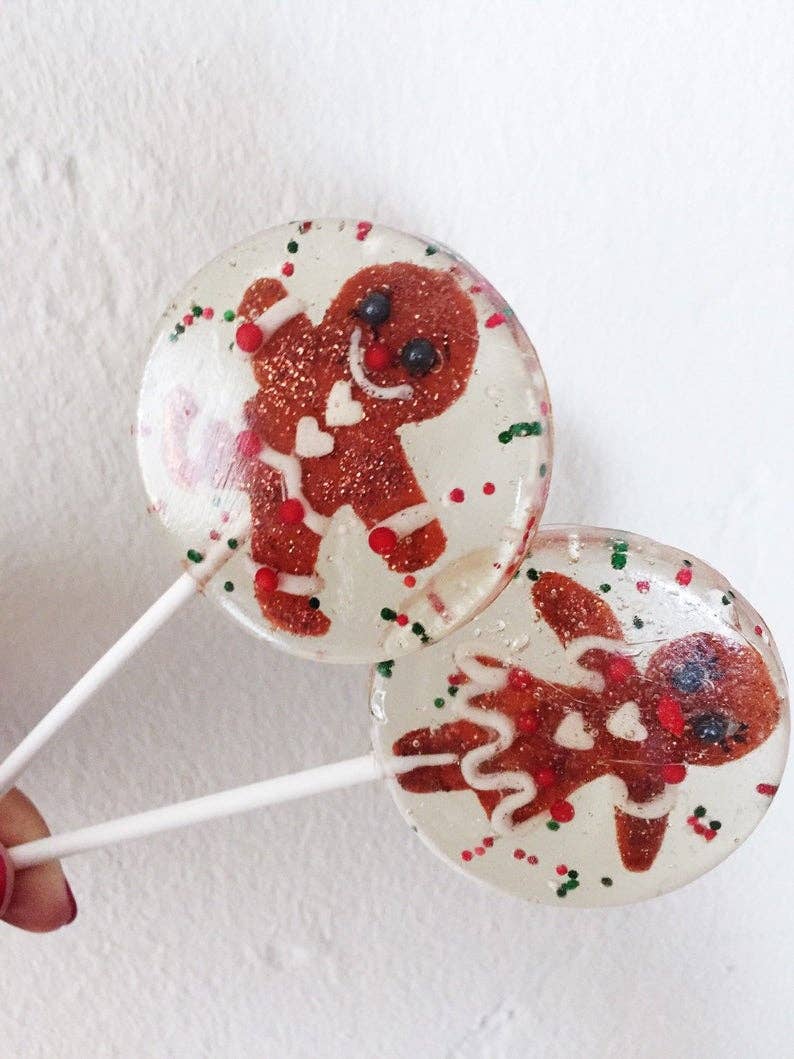 A Secret Forest - Wholesale Lollipop - Fondant Gingerbread People Lollipops1
