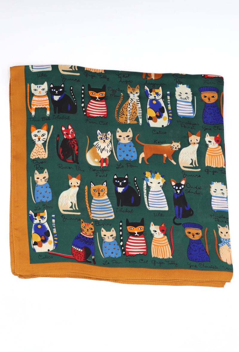 LIL' MOON - Wholesale Scarf - Women's - Square #SQ230023