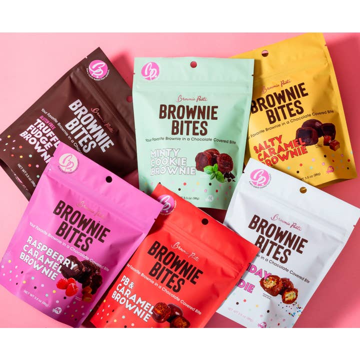 Brownie Points Inc. - Wholesale Brownie - Raspberry Caramel Fudge Brownie Bites