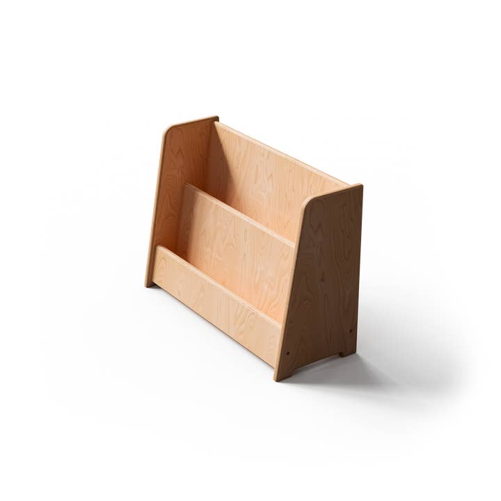 All Circles - Wholesale Bookcase - Book Nook Kids' Front Facing Natural Wood Bookcase