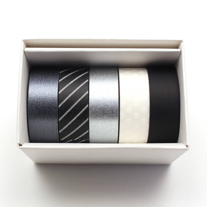 Washi Tape Geschenkbox mit 5 dunklen Farben MT05G015Z für den Großhandel von mt masking tape