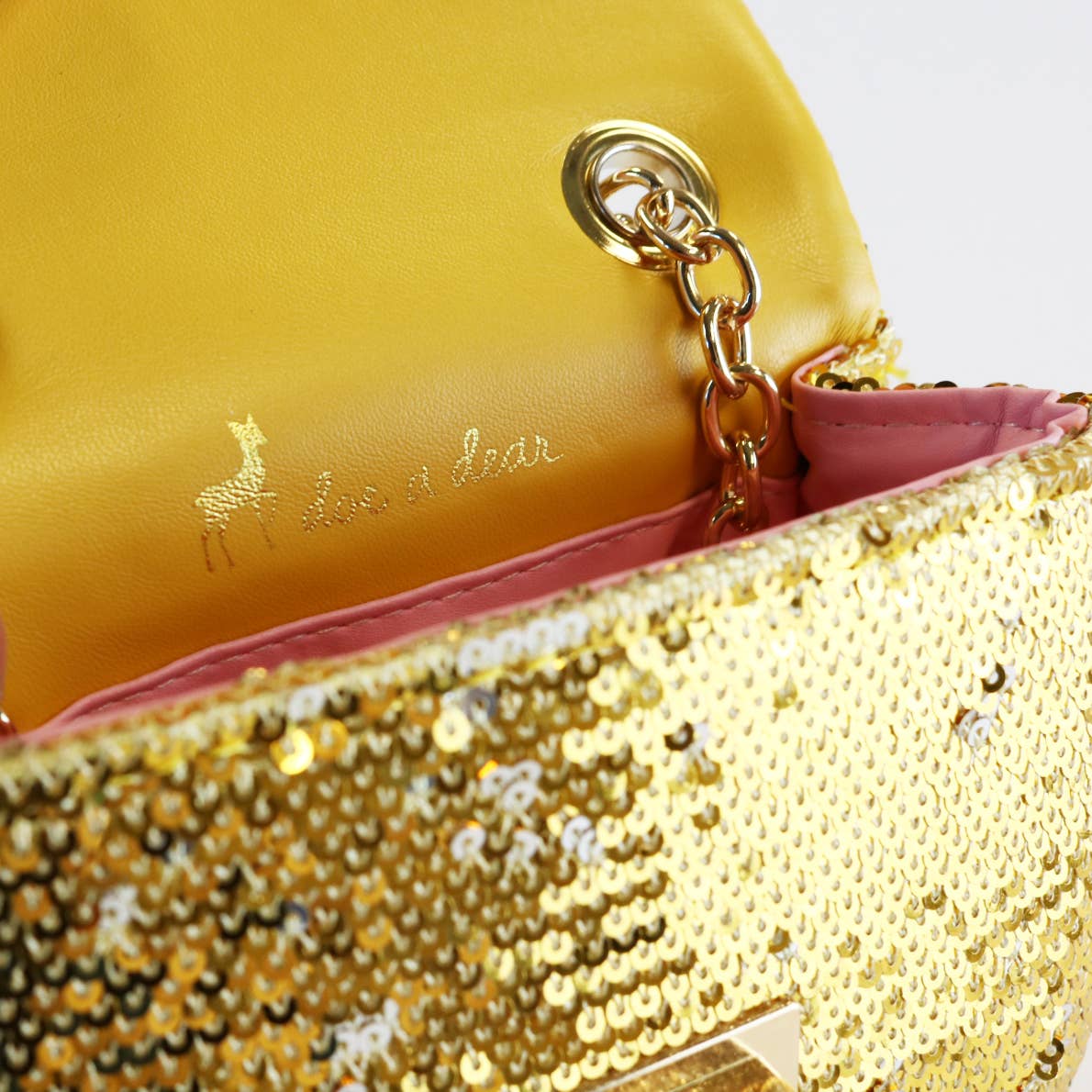 Doe a Dear - Vendita all'ingrosso Borsa a tracolla - Bambini - P30 B1301 Borsa con Applicazioni Floreali e Paillettes (5 Colori)6