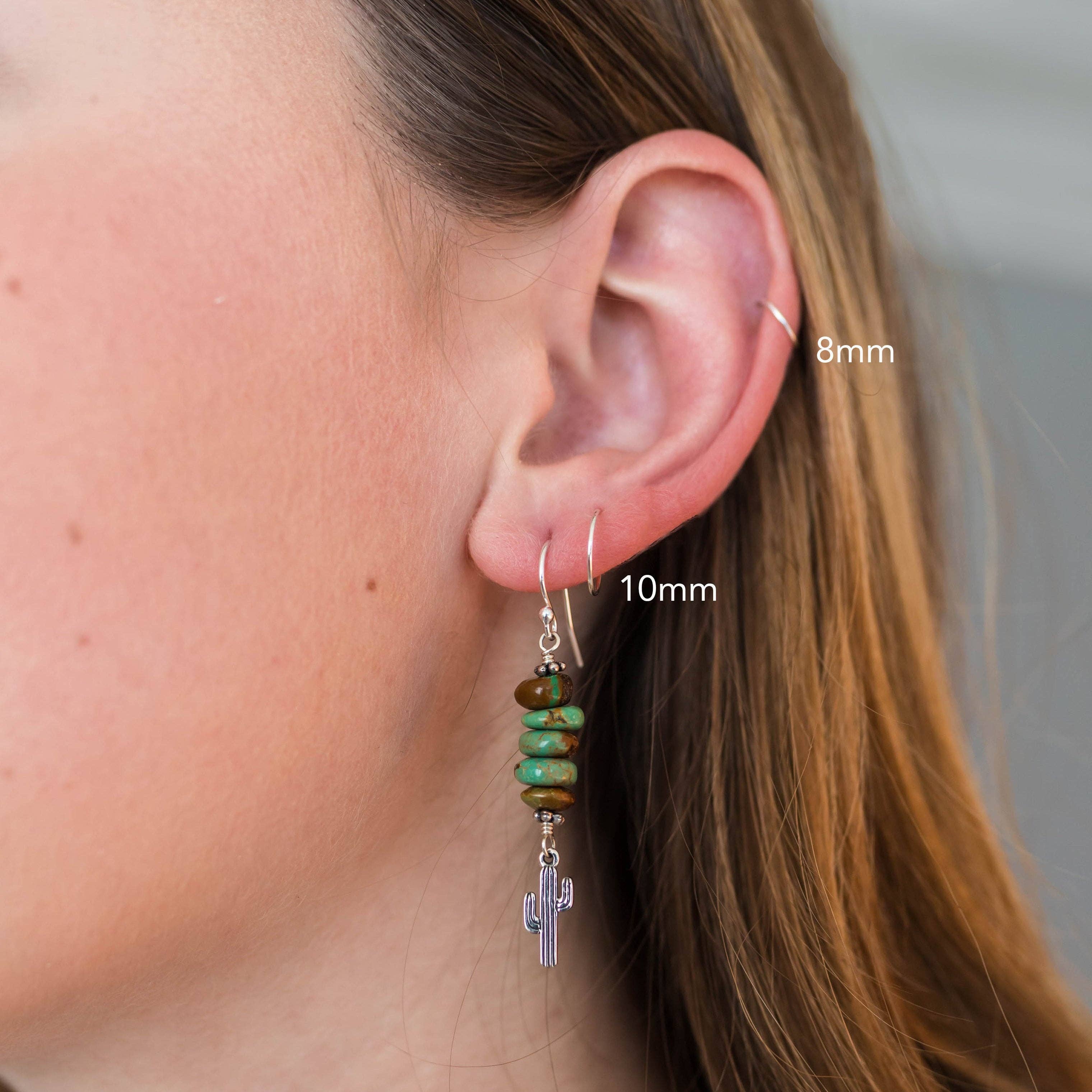 Sunlight Silver Jewelry - Vendita all'ingrosso Orecchini a cerchio - Orecchini a Cerchio piccoli. La tua scelta: cerchi in oro rosa 14 carati, argento Sterling 925 massiccio o oro giallo 14 carati10