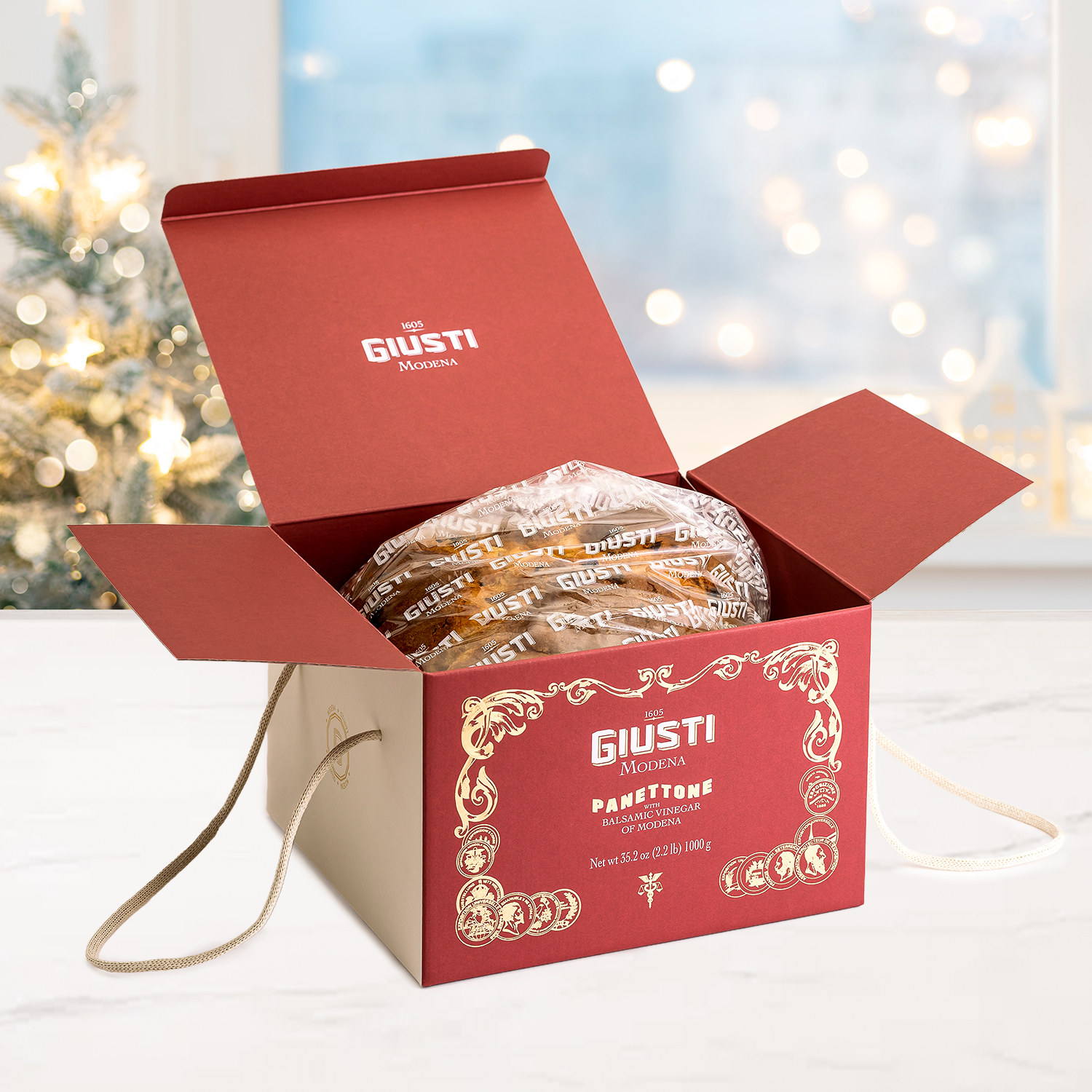 Giusti - Wholesale Cake - Giusti Italian Handmade Panettone - Fruit Cake w/ Balsamic3
