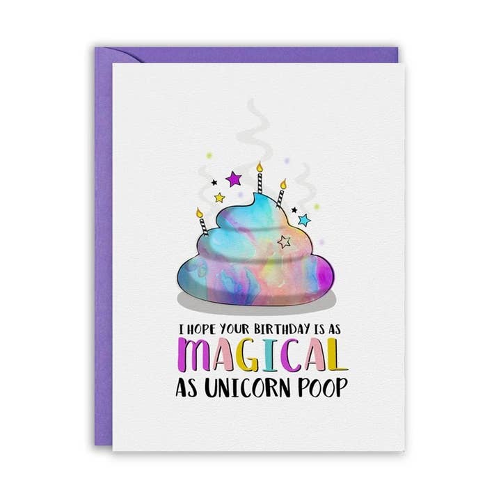 Enhjørning Poop for engroshandel hos PaperVioletDesigns