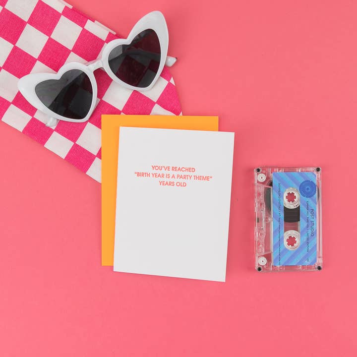 Chez Gagné – wholesale Födelsedagskort – Födelseår är ett festtema år gammal - Roligt födelsedagskort1