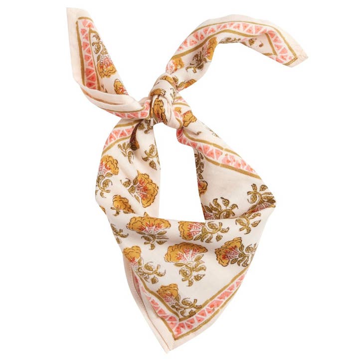 Foulard Indien Enfant - Namaste Ecru pour la vente par Bonheur du Jour