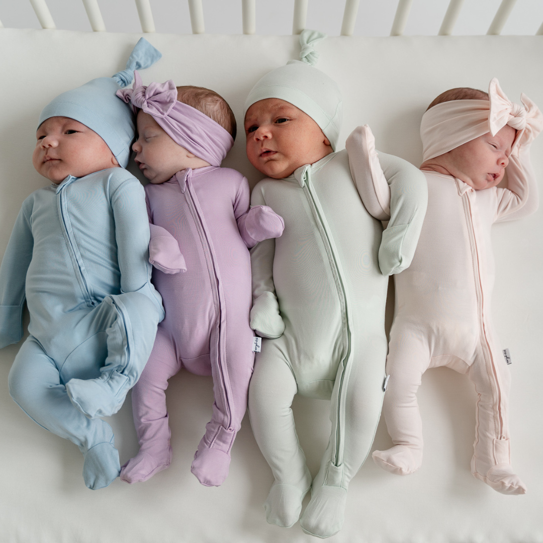 Pip + Phee – wholesale Sleepsuit – Baby – Bamboo Footed Sleepers | Solids9