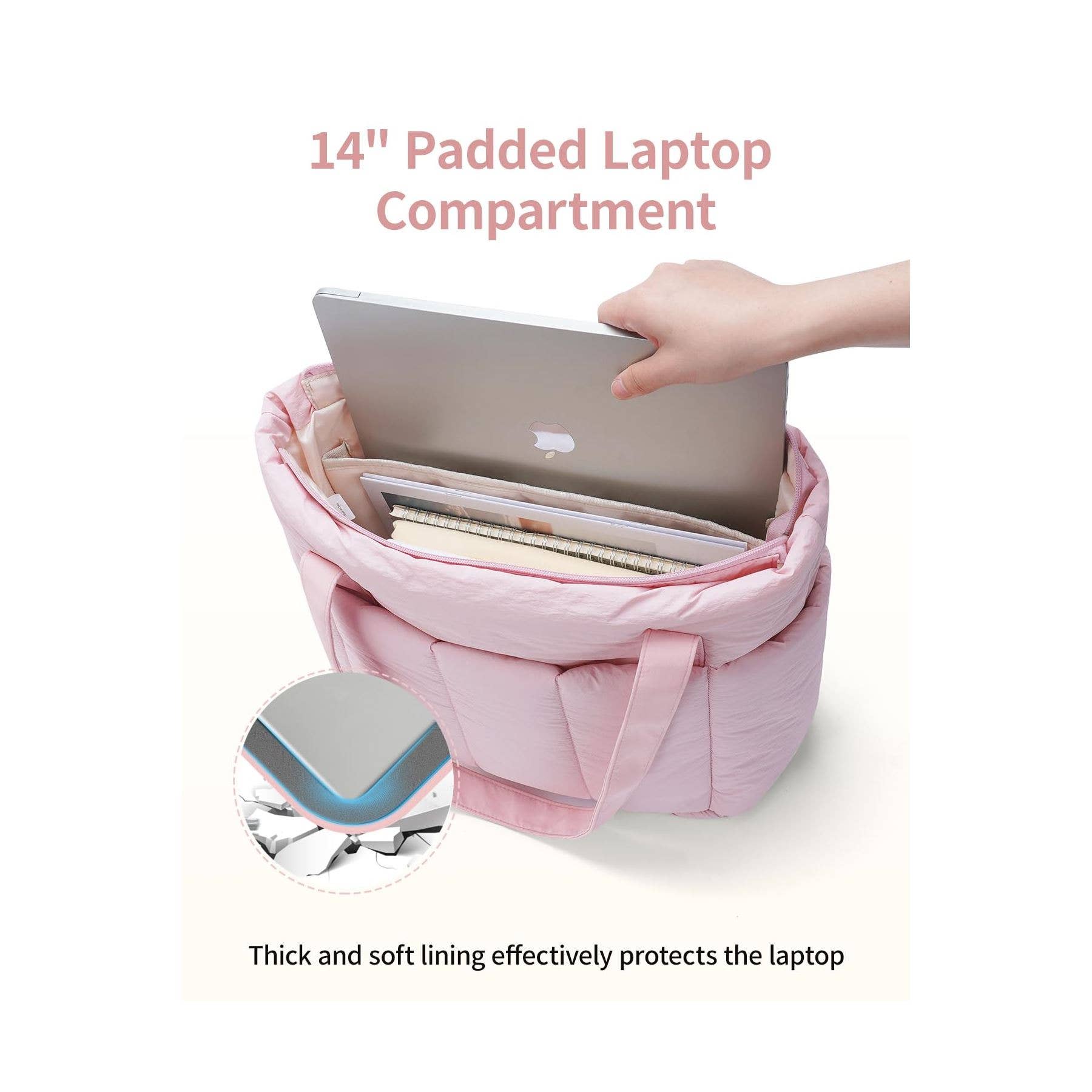 NARWEY INC - Vendita all'ingrosso Borsa tote - Donna - Borsa da viaggio Narwey Puffer per donne, adatta come bagaglio a mano.43