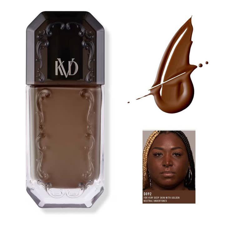 Kat Von D, KVD Beauty Good Apple Full-Coverage Transfer-Proof Serum Foundation Diep 092 voor wholesale door Super Stock Wholesale