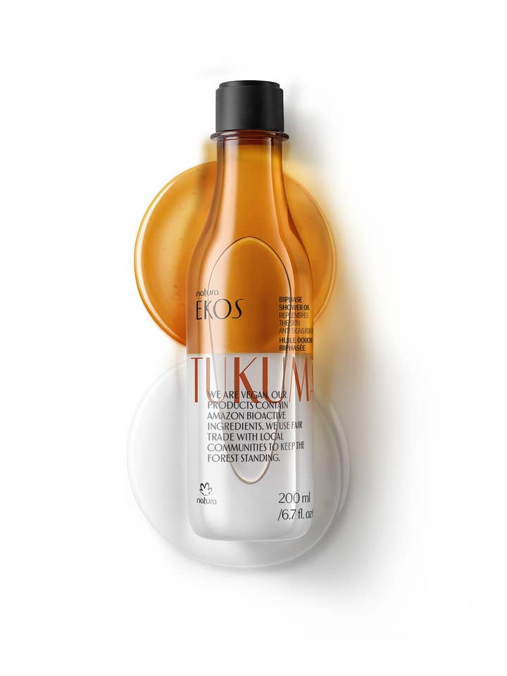 Ekos Tukumã Moisturizing Shower Oil - 200ml for wholesale by Natura Brazil