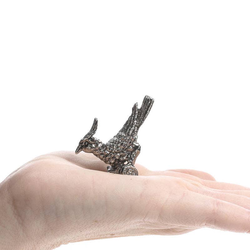 Factory Direct Craft - Wholesale Decorative Tabletop Object - 1-3/4" Mini Pewter Roadrunner Bird Figurine