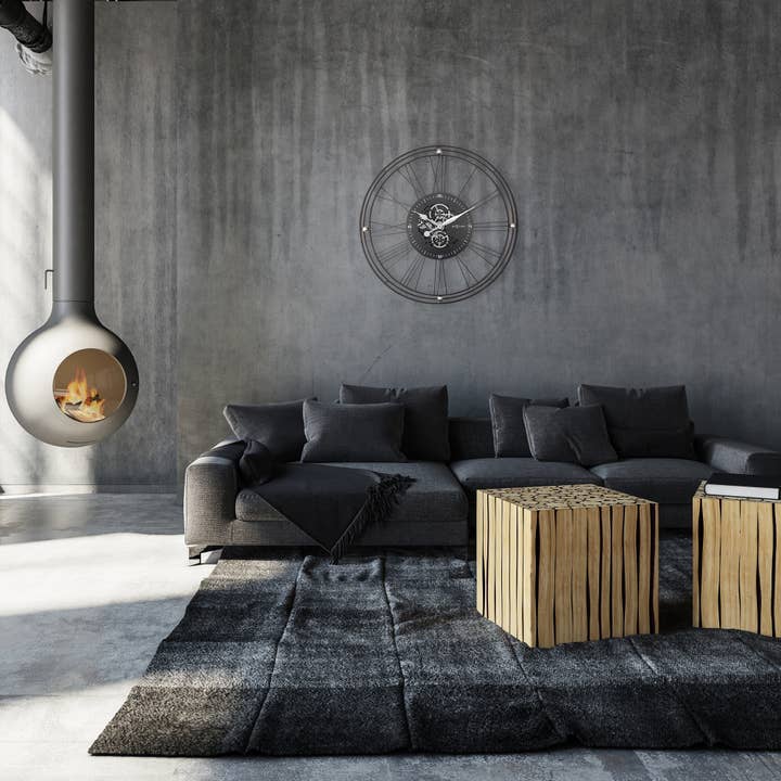 Unek Goods LLC - Wholesale Wall Clock - Roman Gear Clock XXL - 35.7"7