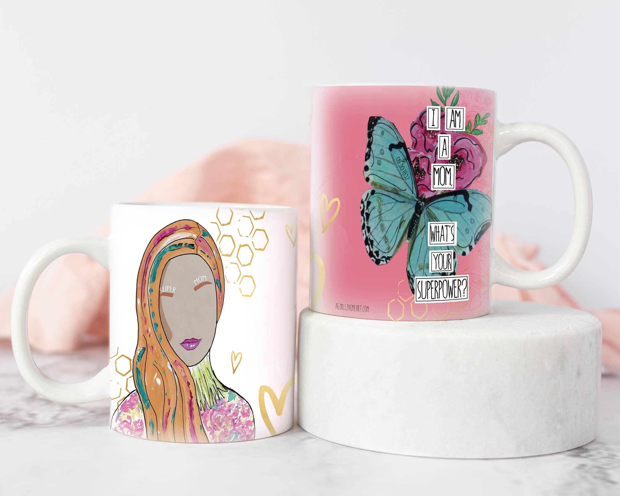 Redefining She - Wholesale Coffee Mug - I Am A Mom. What's Your Superpower? - Mug1