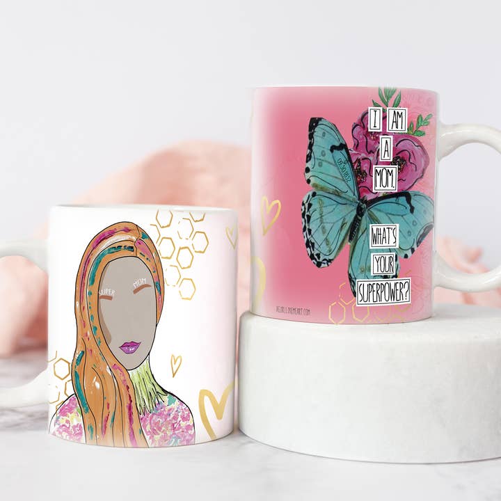 Redefining She - Wholesale Coffee Mug - I Am A Mom. What's Your Superpower? - Mug1
