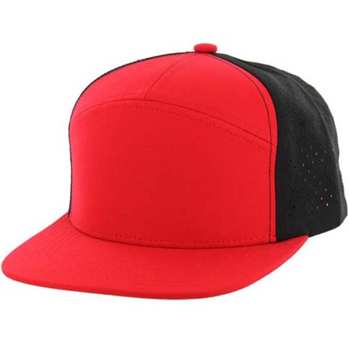 Zion Brand - Wholesale Flat-brimmed cap – Unisex - BLANK 7 PANEL HYDRO SNAPBACK CAP6