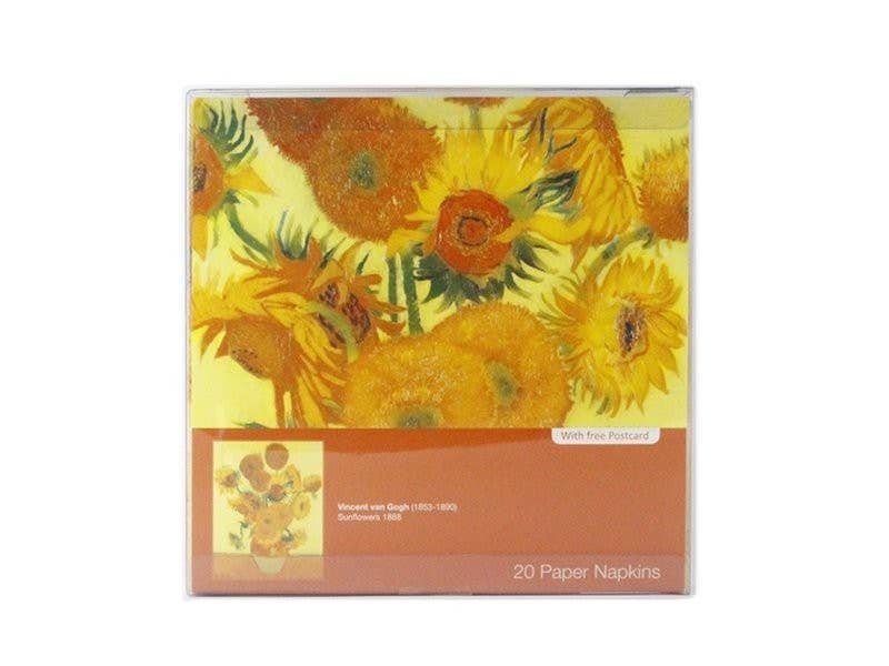 MUSEUM WEBSHOP – wholesale Disposable napkin – Paper Napkins, Sunflowers, Van Gogh1