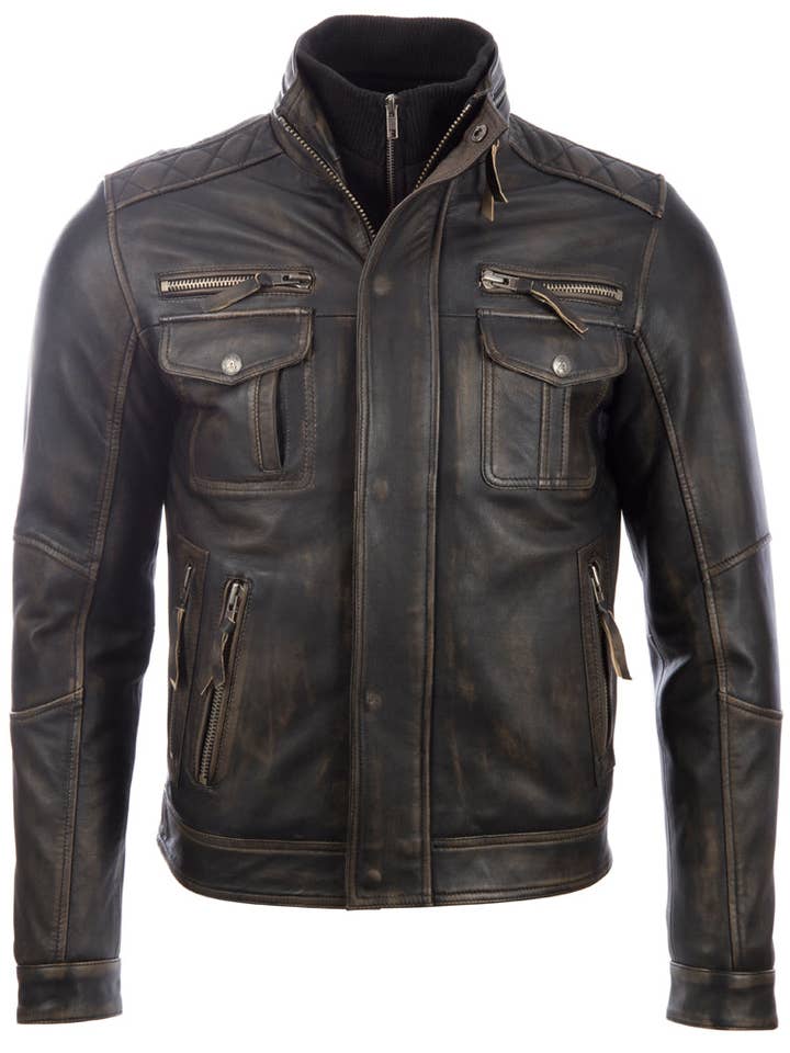 S8T4 Men’s Special Biker Jacket - Vegas for wholesale by Aviatrix