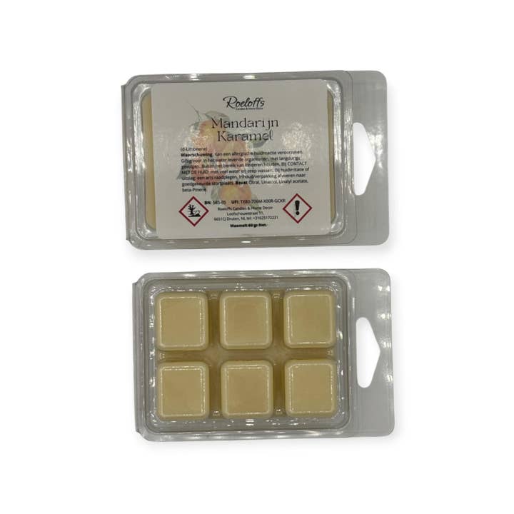 Limited Edition Wax Melt Mandarin - Caramel for wholesale by roeloffscandles
