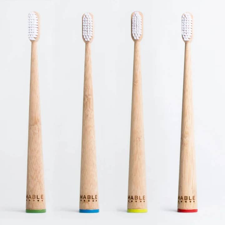 Bamboo Toothbrush's by Mable Brush for wholesale by Blue Ocean Supply