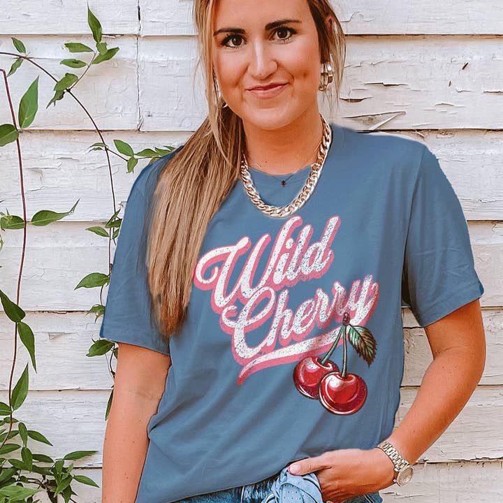 176 Wild Cherry-Heather Dust Teal for wholesale by Girlie Girl Originals