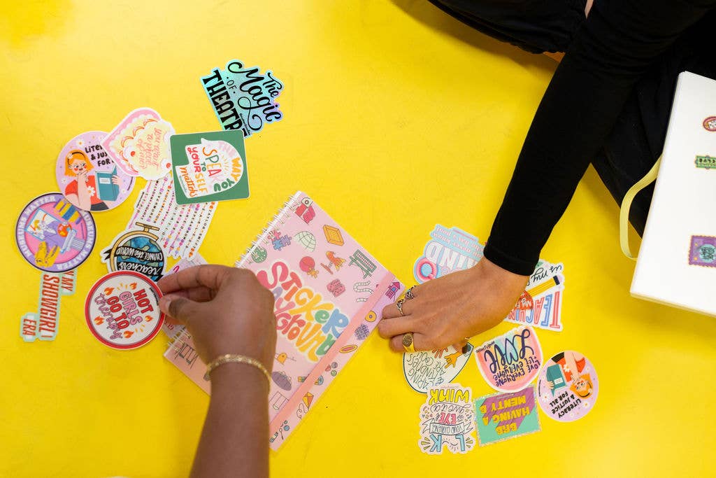 NatterDoodle - Wholesale Sticker - Love Everyone & Let Everyone Love Rainbow Sticker4