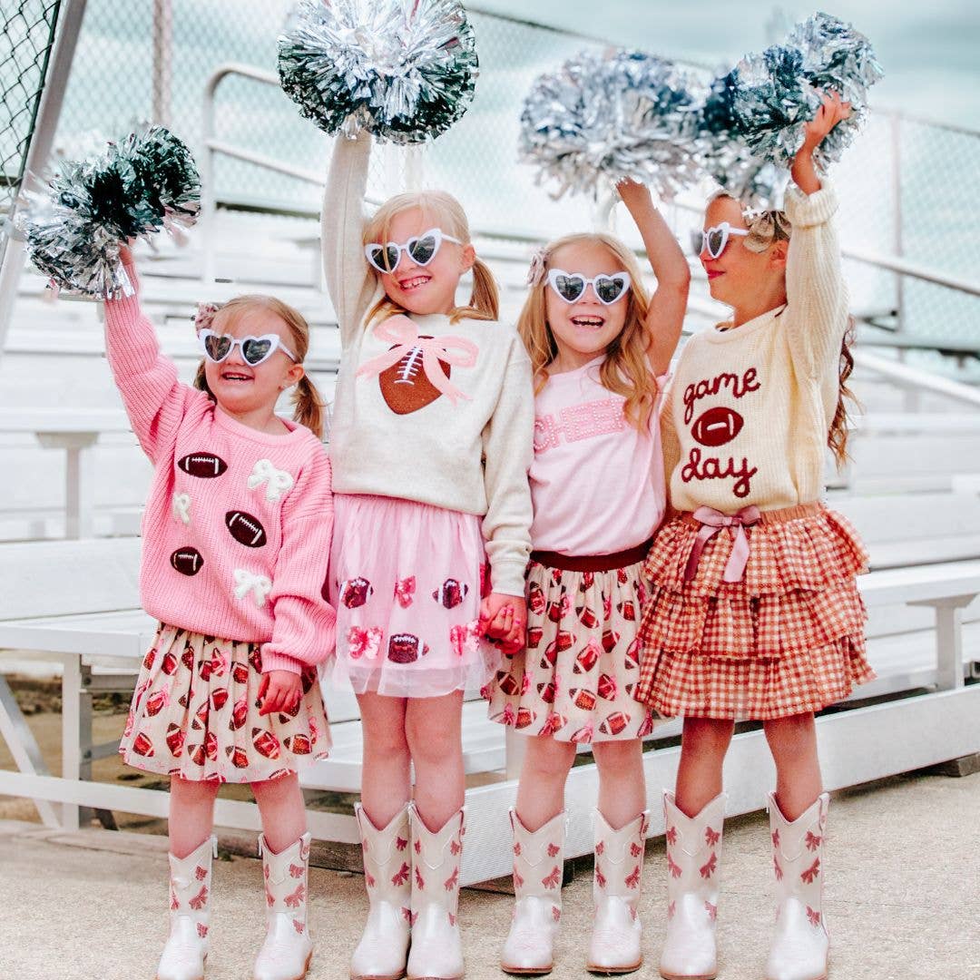 Sweet Wink - Wholesale Knit Sweater - Kids - Game Day Knit Sweater - Mommy and Me - Football4