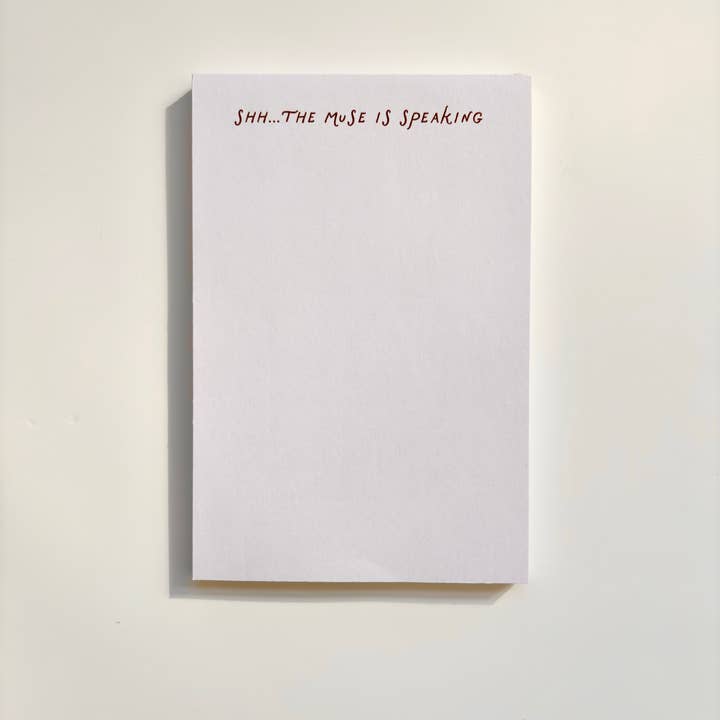 coux coux creative - Wholesale Notepad - Shh...The Muse is Speaking Notepad1
