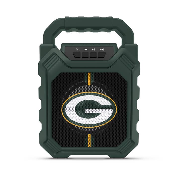Haut-parleur Bluetooth Shockbox XL2 des Green Bay Packers de la NFL pour la vente par Prime Brands Group
