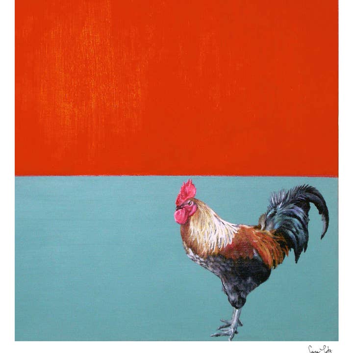"Mod Roost" Print for wholesale by Sara Lutz Art
