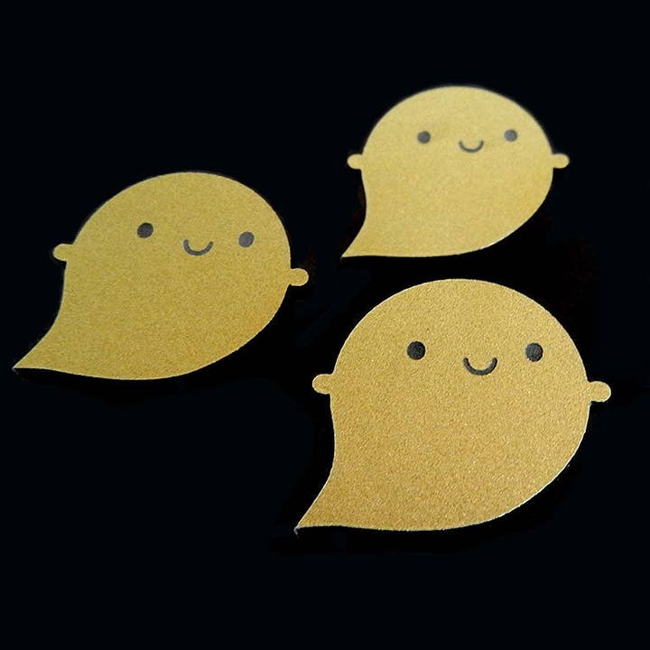 Broche acrylique Golden Ghost Kawaii pour la vente par Asking For Trouble